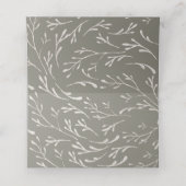 Carte de placement | Élégant Rose de Mariage de be (Intérieur déplié)