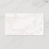 Carte De Placement Elégant rose rose Aquarelle Floral Script Mariage (Dos)