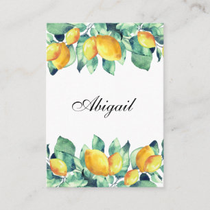 Carte De Placement Elegant Toscana Wedding Weiss Carton vert
