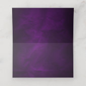 Carte De Placement Élégant violet Mariage or Modifier (Intérieur déplié)