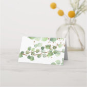 Carte De Placement Elégante aquarelle Mariage (Dos)