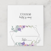 Carte De Placement Elégante carte de Mariage géométrique (Extérieur déplié)