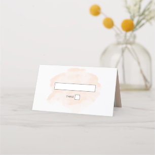 Carte De Placement Elégante carte Mariage Aquarelle