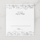Carte De Placement Élégante carte mariage de place (Extérieur déplié)