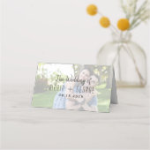 Carte De Placement Elégante carte Mariage photo (Dos)