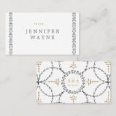 Carte De Placement Elégante classique classique classique classique c (Devant / Derrière)