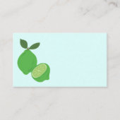 Carte De Placement Élégante fête de la chaux verte (Devant)