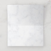 Carte De Placement Élégante Fleur Rose Mariage personnalisé (Intérieur déplié)