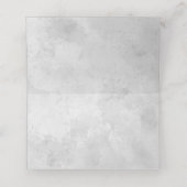 Carte De Placement Elégante Lavande Peach Floral Aquarelle (Intérieur déplié)