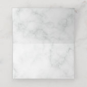 Carte De Placement Elégante mariage en marbre rose Sakura Cherry Blos (Intérieur déplié)