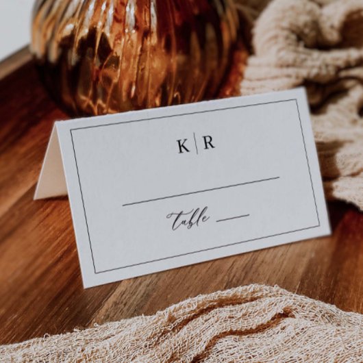 Carte De Placement Elégante table de mariage Place Card Escort K221