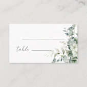 Carte De Placement Elégante verdure d'Eucalyptus (Devant)