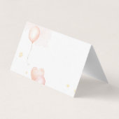 Carte de placement Eléphant rose (Back)