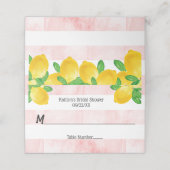 Carte De Placement Elle a trouvé son grand amour à la Shower de maria (Extérieur déplié)