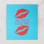 Carte De Placement Embrasse-moi (Extérieur déplié)