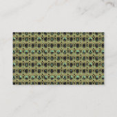 Carte De Placement Emerald & Gold Art Déco (Dos)