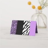 Carte De Placement Empreinte de léopard, Zebra Print, Poster de anima (Dos)