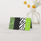 Carte De Placement Empreinte de léopard, Zebra Print, Poster de anima (Dos)