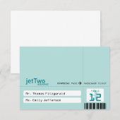 Carte de placement en attente de billet de ligne a (Devant / Derrière)