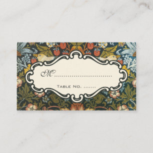 Carte De Placement Ensemble de mariage vintage Voleurs de fraises