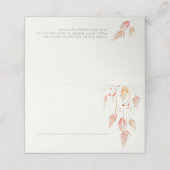 Carte De Placement Esquisse d'automne gazon et baies mariage d'automn (Extérieur déplié)