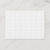 Carte De Placement esquisse Design Quarante-neuf (Dos)