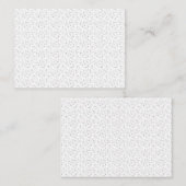 Carte De Placement esquisse Design Quarante-neuf (Devant / Derrière)