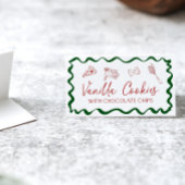 Carte De Placement Étiquette de buffet de fête de pizza italienne