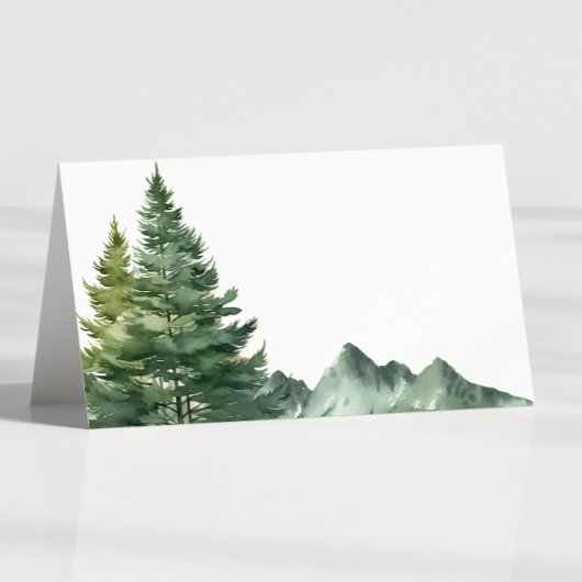 Carte De Placement Étiquette de nourriture buffet Baby shower de la f