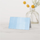 Carte De Placement étiquette de verdure d'eucalyptus de ballon d'aqua (Dos)