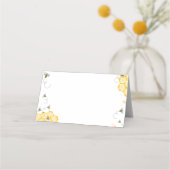 Carte De Placement Étiquettes de la tente de nourriture pour abeilles (Dos)