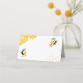 Carte De Placement Étiquettes de nourriture pour abeilles et peigne d (Devant)