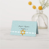 Carte De Placement étoile de David Place Card (Dos)