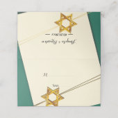 Carte De Placement étoile de David Place Card (Extérieur déplié)