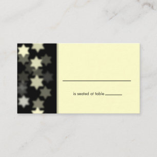 Carte De Placement Étoile de David Placecard