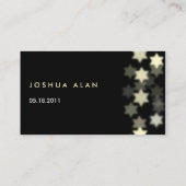 Carte De Placement Étoile de David Placecard (Dos)