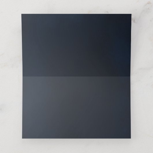 Carte De Placement Étoiles de lune céleste Marine Mariage Numéro de t (Intérieur déplié)