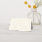 Carte De Placement Eucalyptus à budget vierge et mariage d'or (Dos)