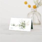 Carte De Placement Éucalyptus botanique feuillu Branche de verdure mo (Dos)