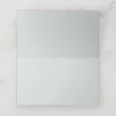 Carte De Placement Eucalyptus Sage Verdure Mariage géométrique modern (Intérieur déplié)