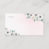 Carte De Placement Eucalyptus Verdure anémonique floral rustique mari (Devant)