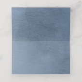 Carte De Placement Eucalyptus Verdure Aquarelle Feuillage Bleu Dusty (Intérieur déplié)