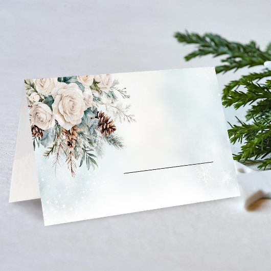 Carte De Placement Evergreen Winter Onederland