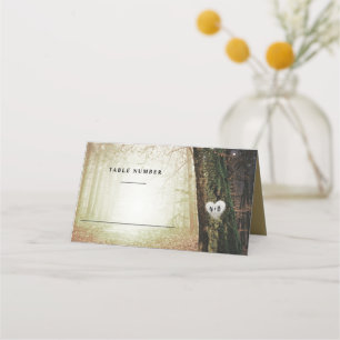 Carte De Placement Evermore   Forêt enchantée   Numéro de table orang