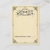 Carte De Placement Fairy Tale Storybook Mariage Plaques (Dos)