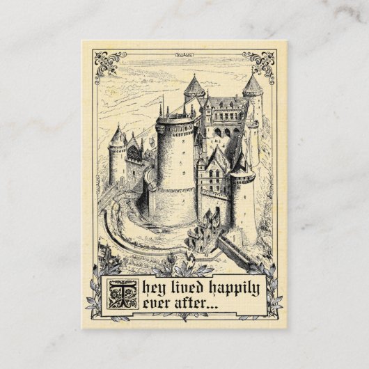 Carte De Placement Fairy Tale Storybook Mariage Plaques (Devant)