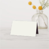 Carte De Placement Fall laisse simple élégant Thanksgiving (Dos)