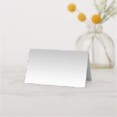 Carte De Placement Faux Silver Sequins Navy Bow Place Card (Dos)
