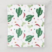 Carte De Placement Fête de Fiançailles Fiesta 'Taco 'Bout Love' (Intérieur déplié)