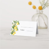 Carte De Placement Fête de jardin aux citrons (Devant)